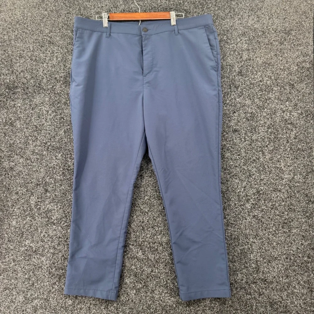 Banana Republic Core Temp Blue Pants Mens 40x29 Golf Chino Trousers
